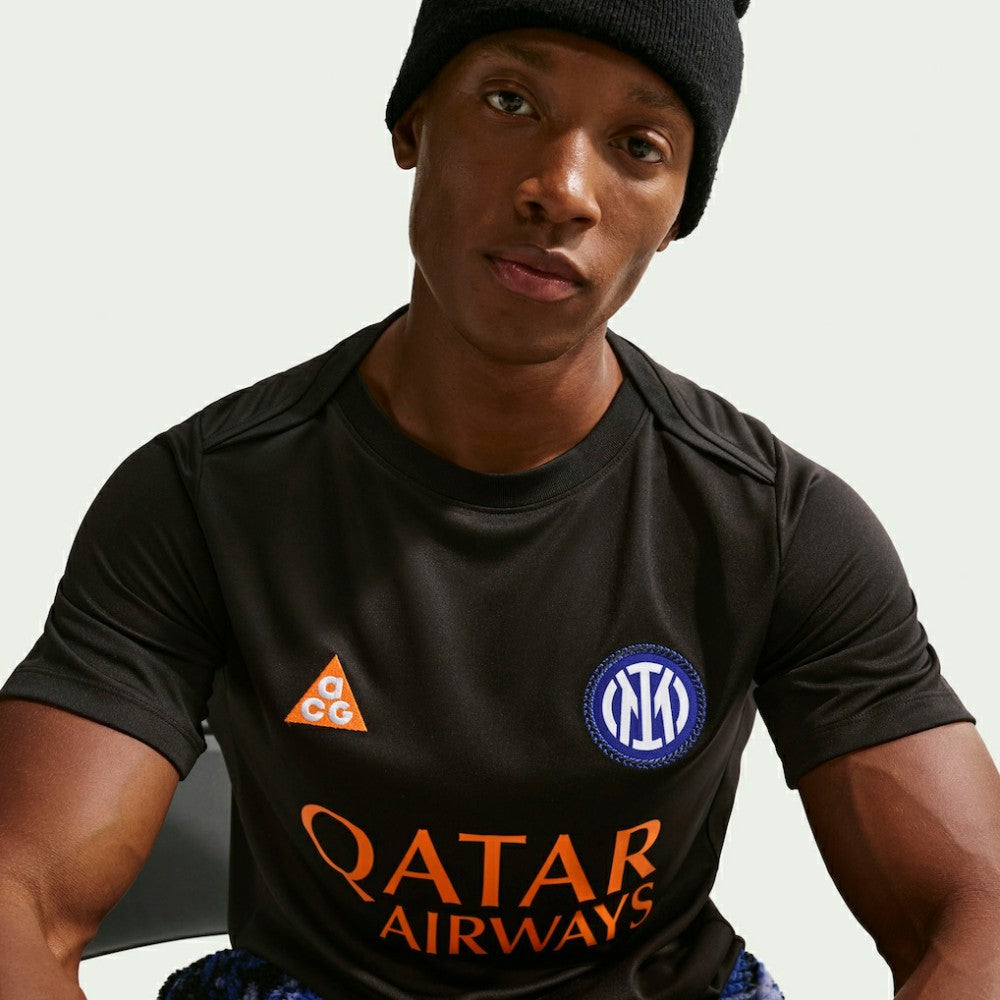 Inter Milan Academy Pro Dri-FIT Pre-Match Top Black - Nike