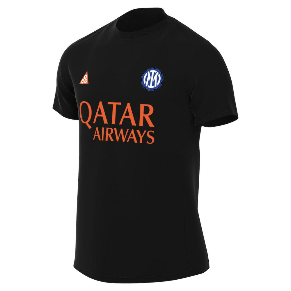 Inter Milan Academy Pro Dri-FIT Pre-Match Top Black - Nike