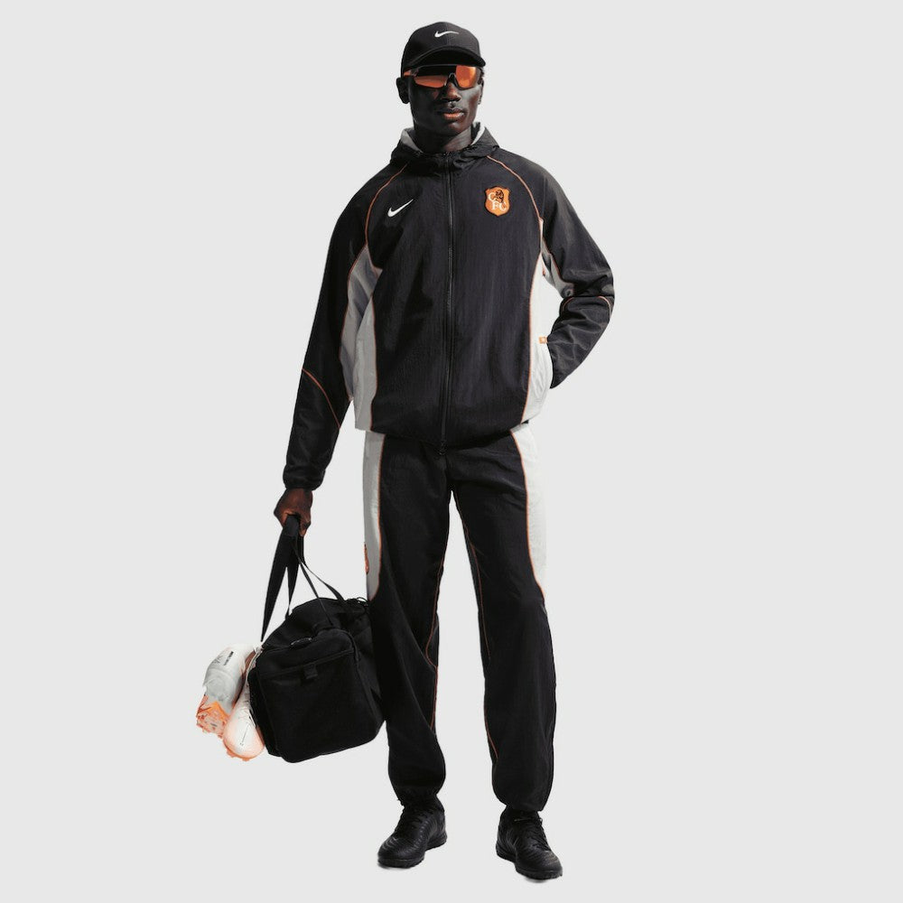 Chelsea Strike+ Water-Repellent Full-Zip Hoodie Gray - Nike