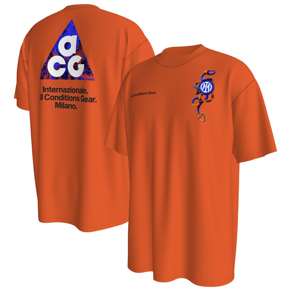 Inter Milan ACG Dri-FIT T-Shirt Orange - Nike