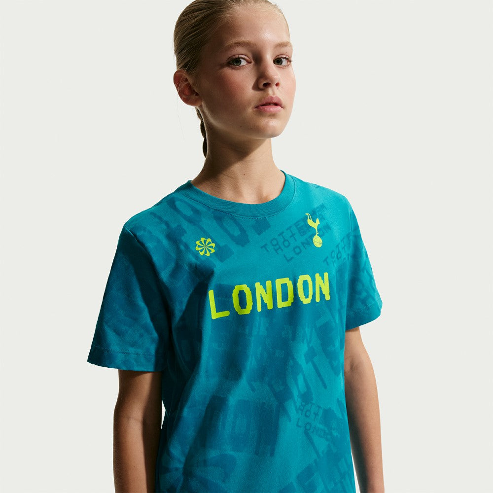 Tottenham Hotspur Youth 2025/26 London T-Shirt Blue - Nike