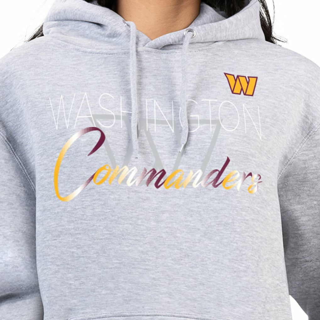 Washington Commanders  G-III 4Her by Carl Banks Women's Shadow Logo Fleece Pullover Hoodie