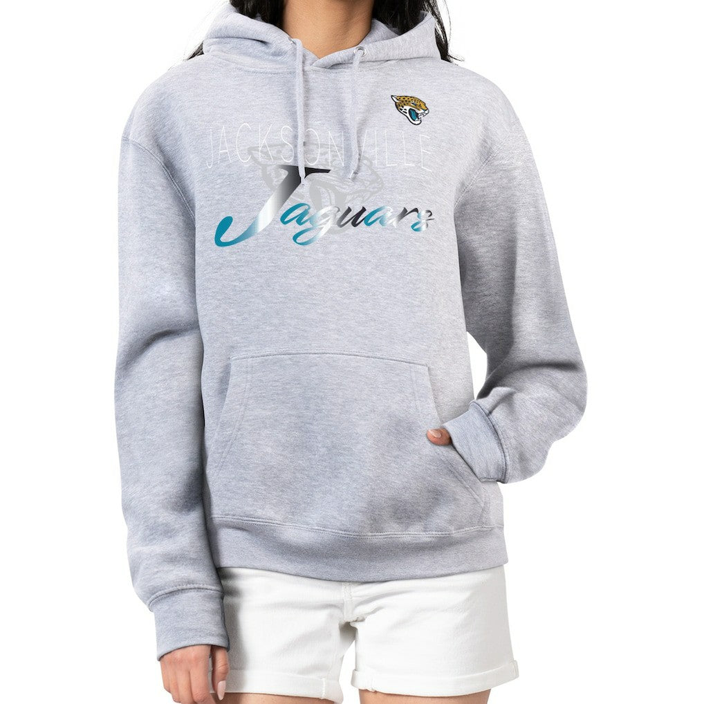 Jacksonville Jaguars  G-III 4Her by Carl Banks Women's Shadow Logo Fleece Pullover Hoodie