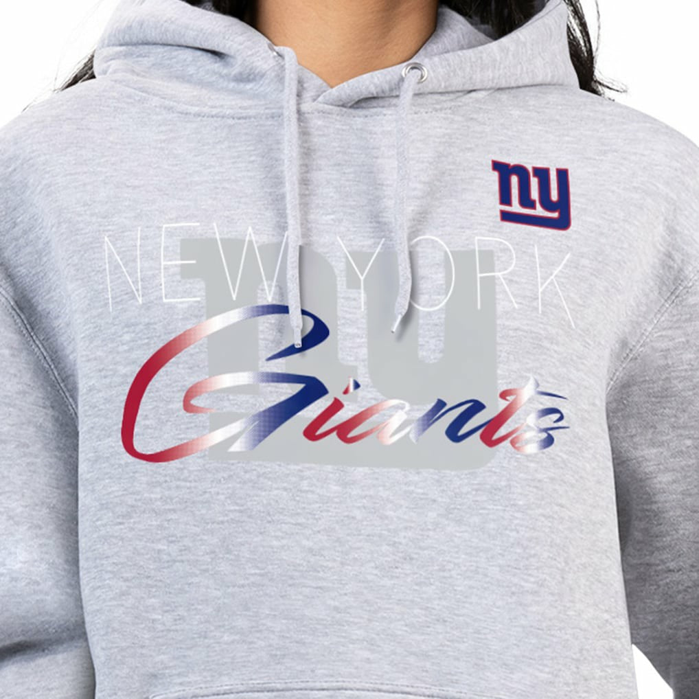 New York Giants  G-III 4Her by Carl Banks Women's Shadow Logo Fleece Pullover Hoodie
