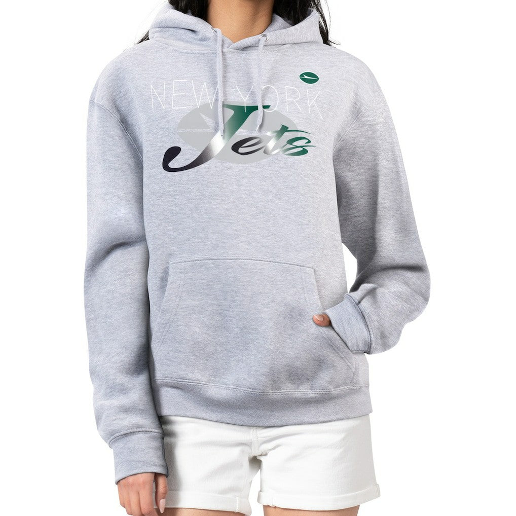 New York Jets  G-III 4Her by Carl Banks Women's Shadow Logo Fleece Pullover Hoodie