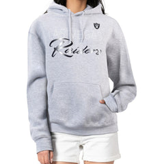 Las Vegas Raiders  G-III 4Her by Carl Banks Women's Shadow Logo Fleece Pullover Hoodie