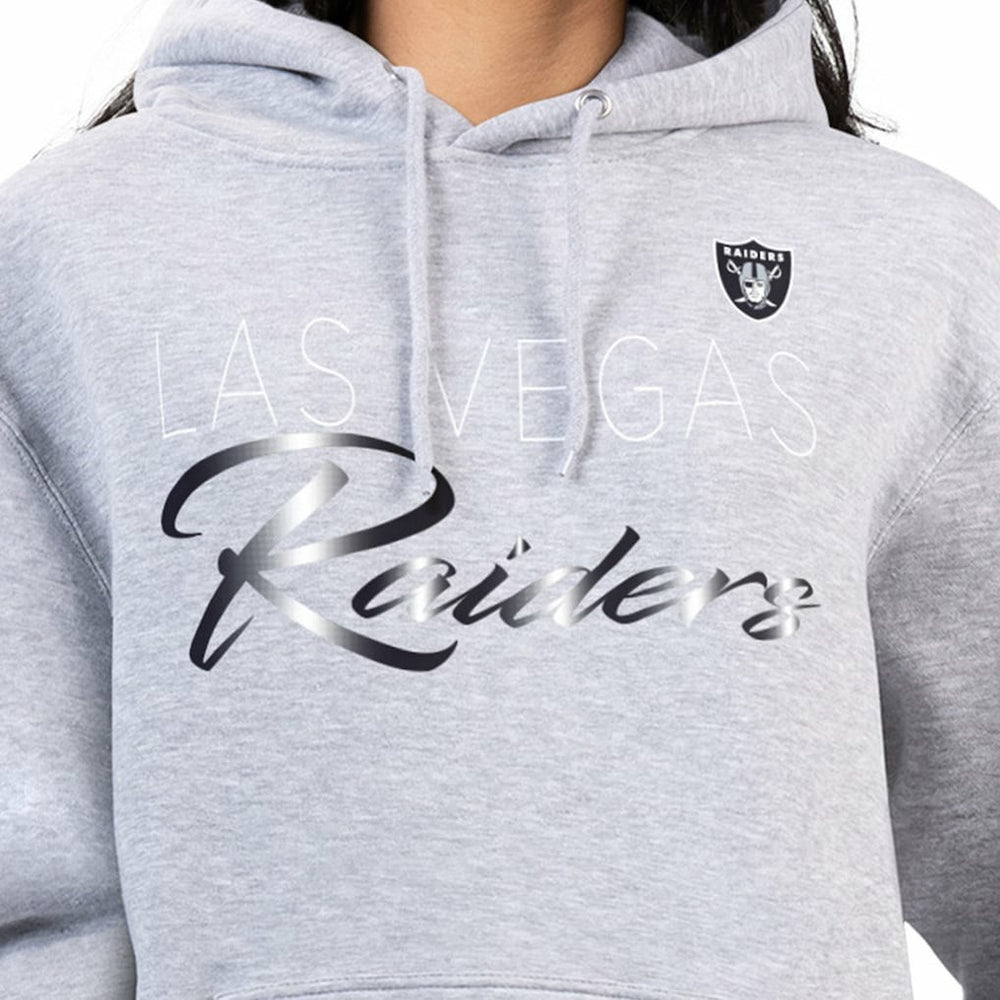 Las Vegas Raiders  G-III 4Her by Carl Banks Women's Shadow Logo Fleece Pullover Hoodie