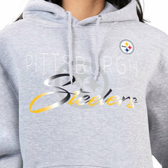 Pittsburgh Steelers  G-III 4Her by Carl Banks Women's Shadow Logo Fleece Pullover Hoodie
