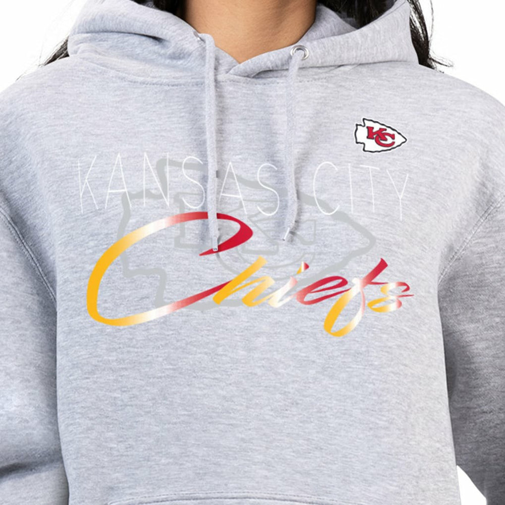 Kansas City Chiefs  G-III 4Her by Carl Banks Women's Shadow Logo Fleece Pullover Hoodie