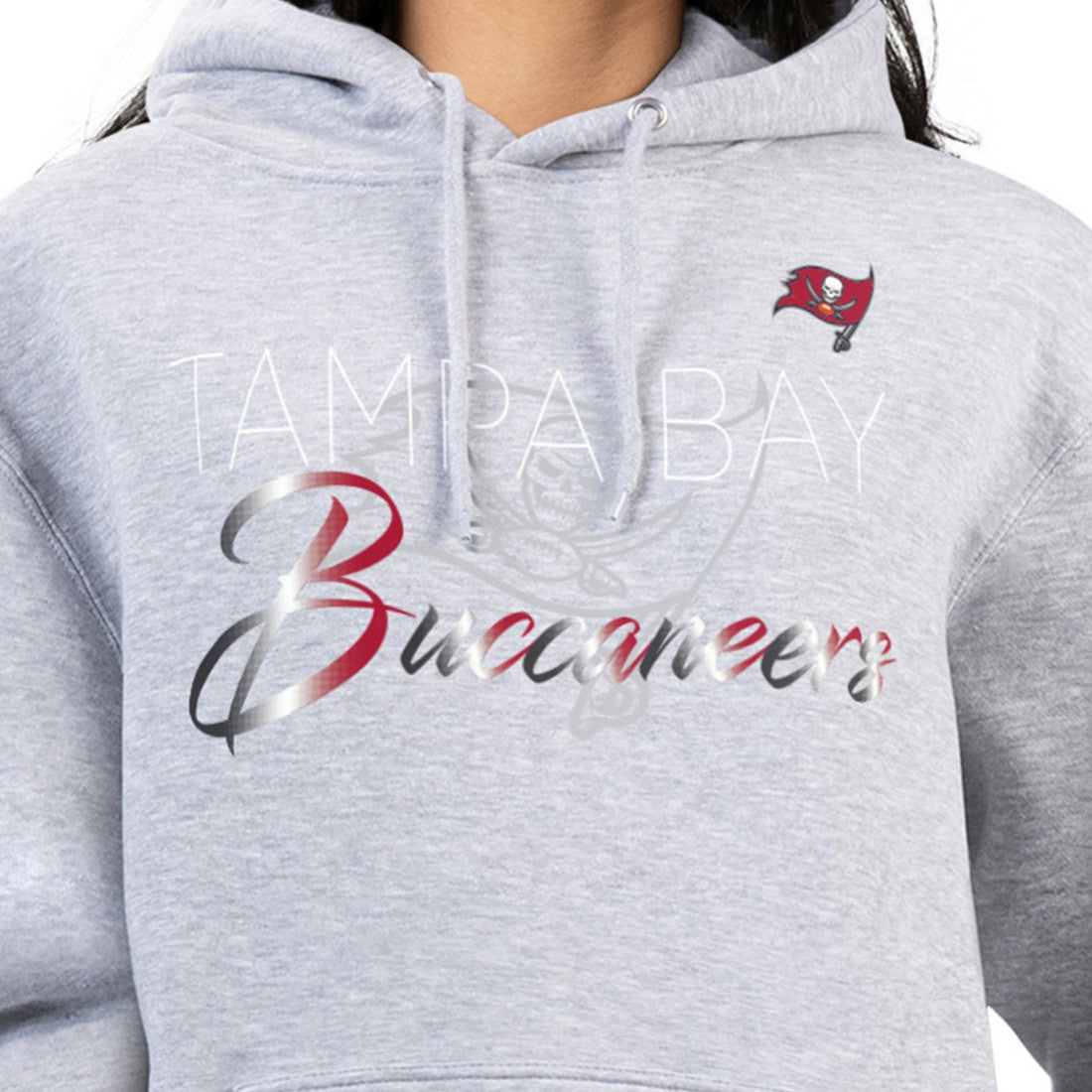 Tampa Bay Buccaneers  G-III 4Her by Carl Banks Women's Shadow Logo Fleece Pullover Hoodie