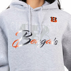 Cincinnati Bengals  G-III 4Her by Carl Banks Women's Shadow Logo Fleece Pullover Hoodie