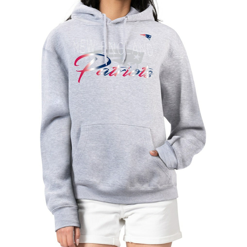 New England Patriots  G-III 4Her by Carl Banks Women's Shadow Logo Fleece Pullover Hoodie