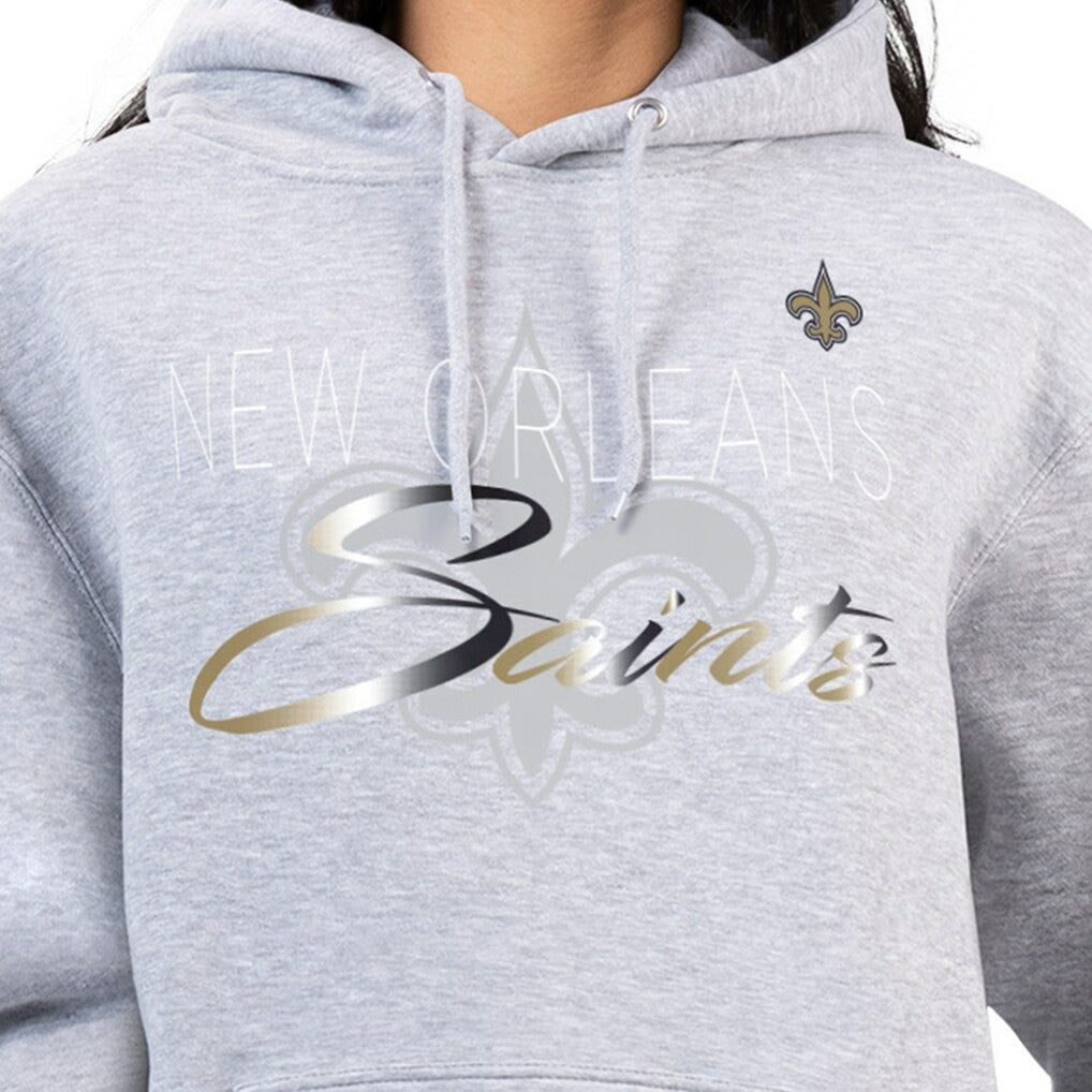 New Orleans Saints  G-III 4Her by Carl Banks Women's Shadow Logo Fleece Pullover Hoodie