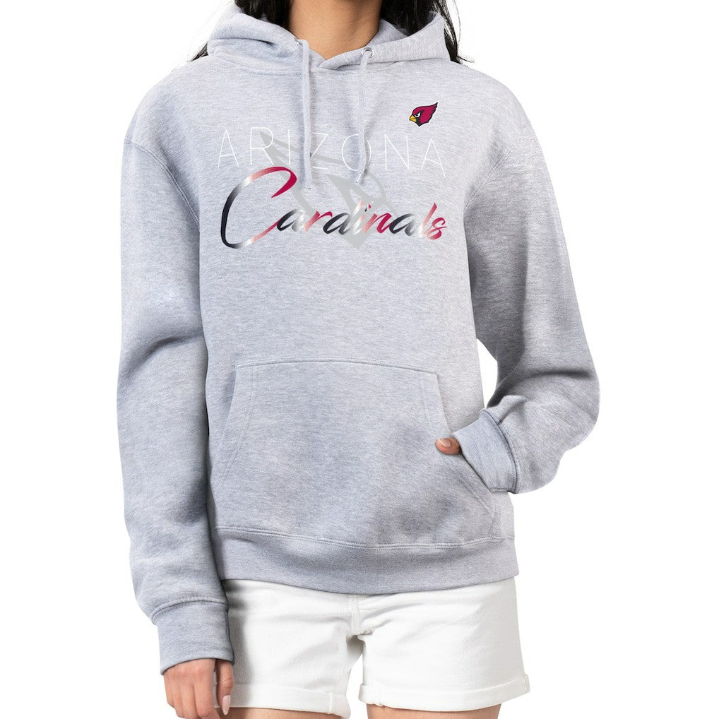 Arizona Cardinals  G-III 4Her by Carl Banks Women's Shadow Logo Fleece Pullover Hoodie