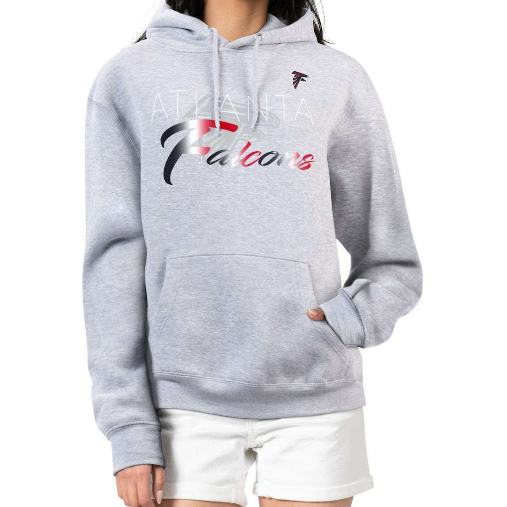 Atlanta Falcons  G-III 4Her by Carl Banks Women's Shadow Logo Fleece Pullover Hoodie