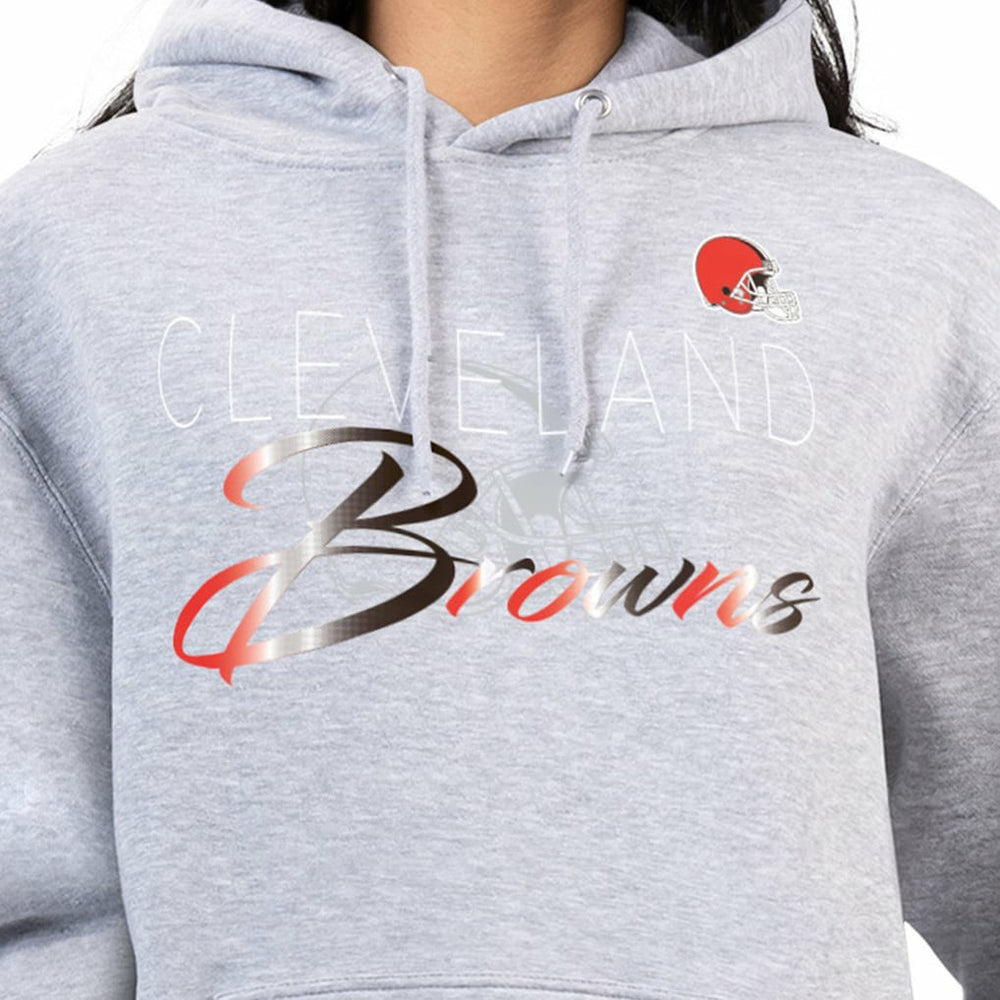 Cleveland Browns  G-III 4Her by Carl Banks Women's Shadow Logo Fleece Pullover Hoodie
