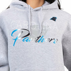 Carolina Panthers  G-III 4Her by Carl Banks Women's Shadow Logo Fleece Pullover Hoodie