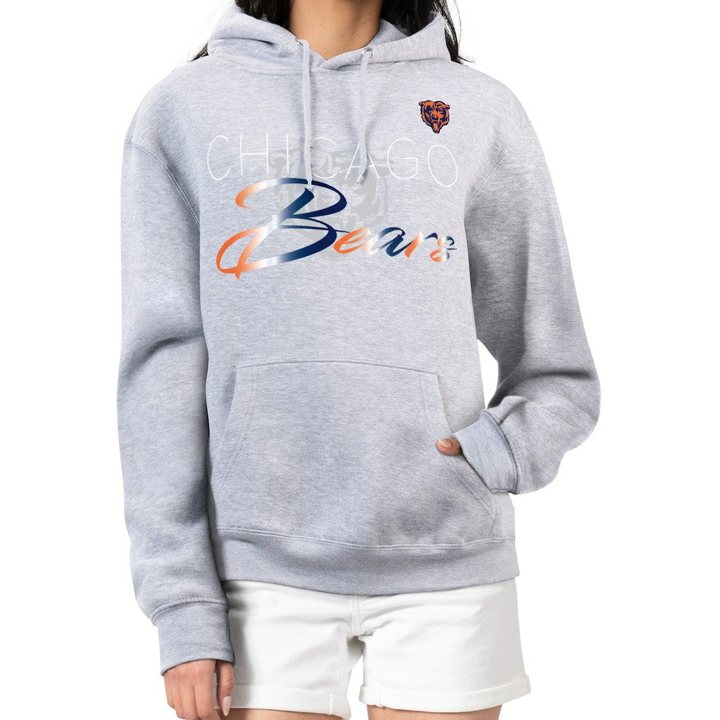 Chicago Bears  G-III 4Her by Carl Banks Women's Shadow Logo Fleece Pullover Hoodie