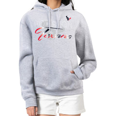 Houston Texans  G-III 4Her by Carl Banks Women's Shadow Logo Fleece Pullover Hoodie