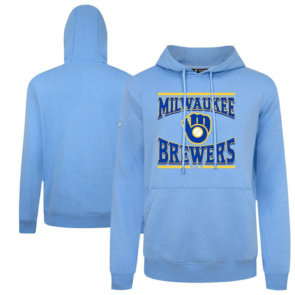 Milwaukee Brewers Levelwear Big Brew Podium Pullover Hoodie | MLB Near me