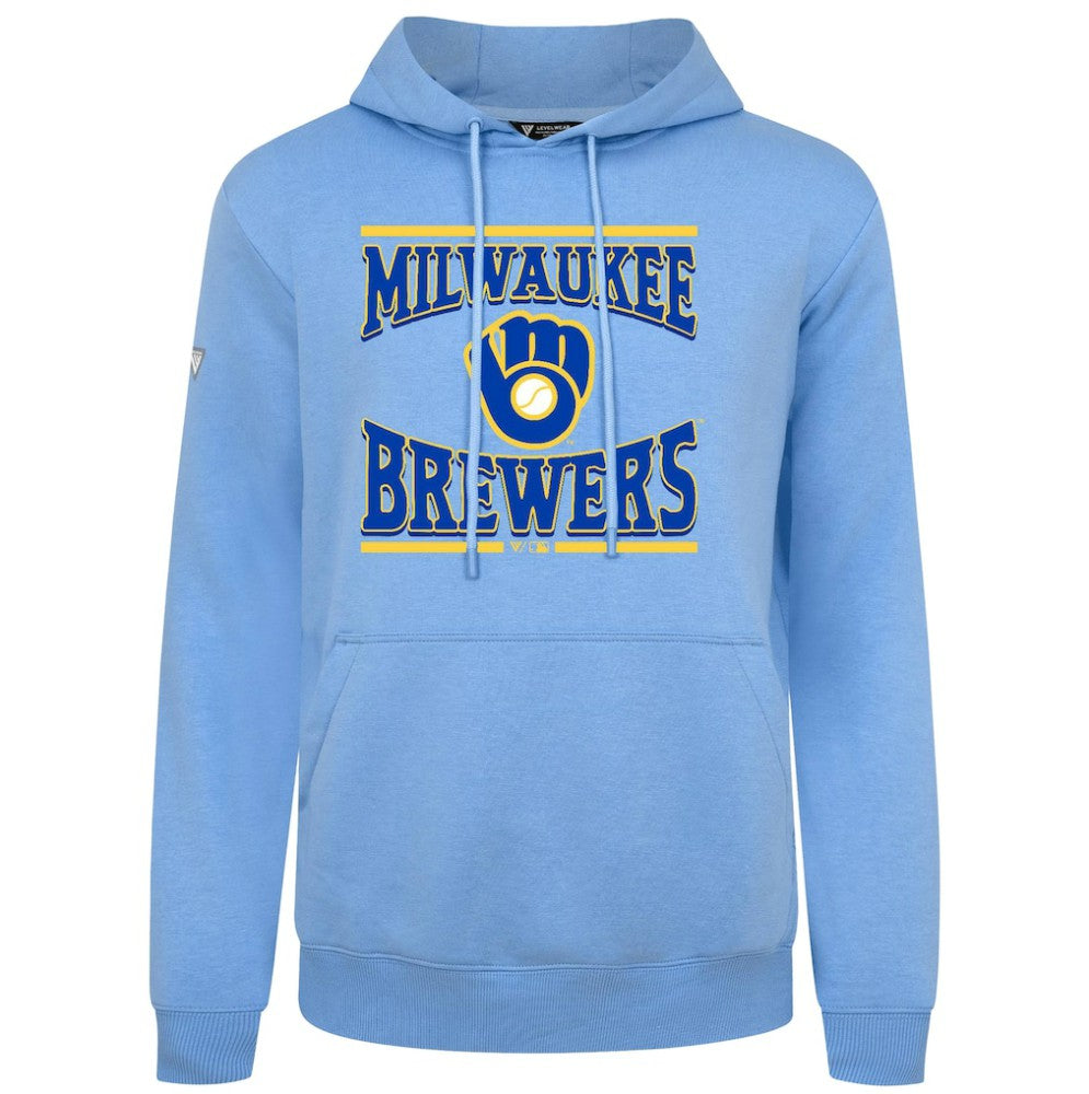 Milwaukee Brewers Levelwear Big Brew Podium Pullover Hoodie | MLB Near me
