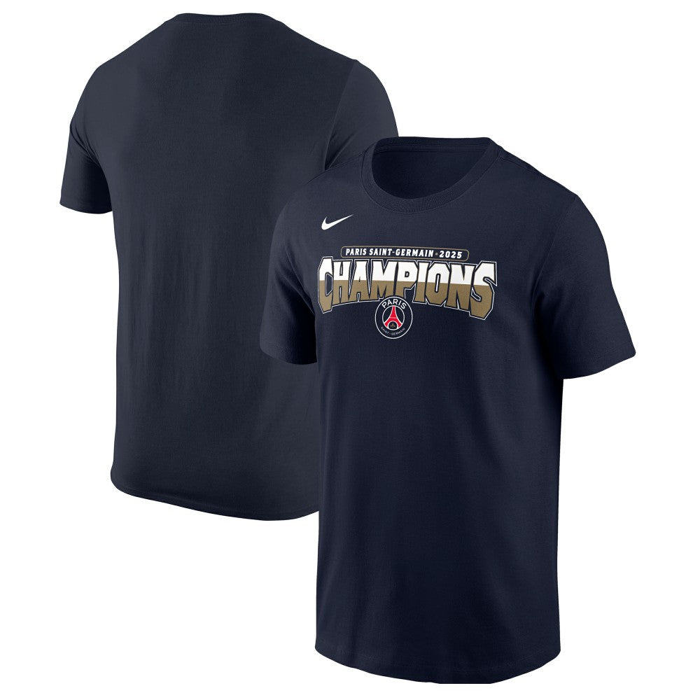 Paris Saint-Germain 2025 Champions League Winners Core T-Shirt Navy - Nike