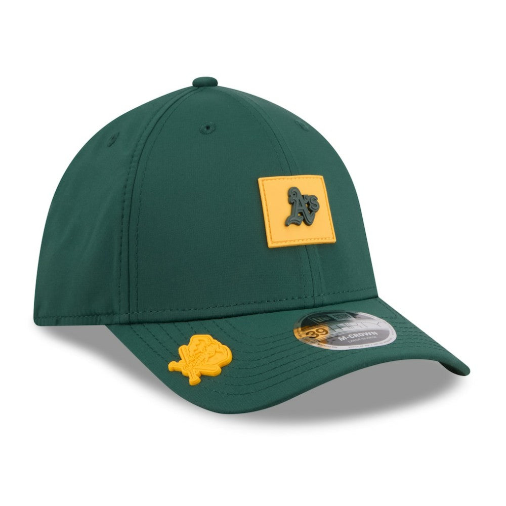Athletics New Era 2026 Clubhouse M-Crown 39THIRTY Flex Hat | MLB Sale