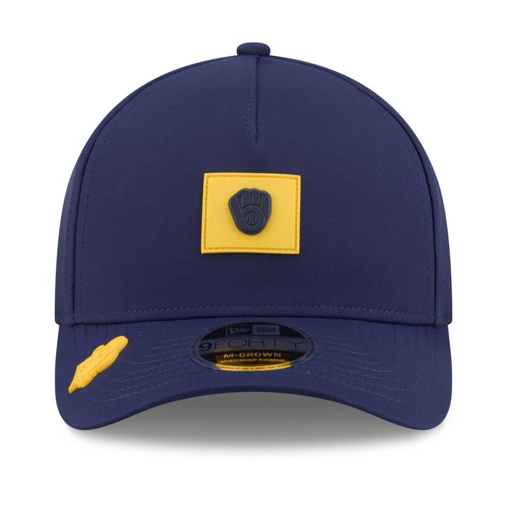 Milwaukee Brewers New Era 2026 Clubhouse 9FORTY A-Frame Adjustable Hat | MLB US