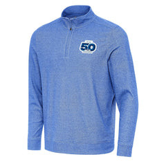 Seattle Seahawks  Antigua 50th Season Subtle Quarter-Zip Pullover
