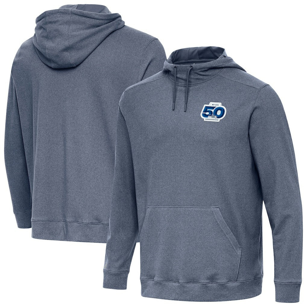 Seattle Seahawks  Antigua 50th Season Cloud Pullover Hoodie