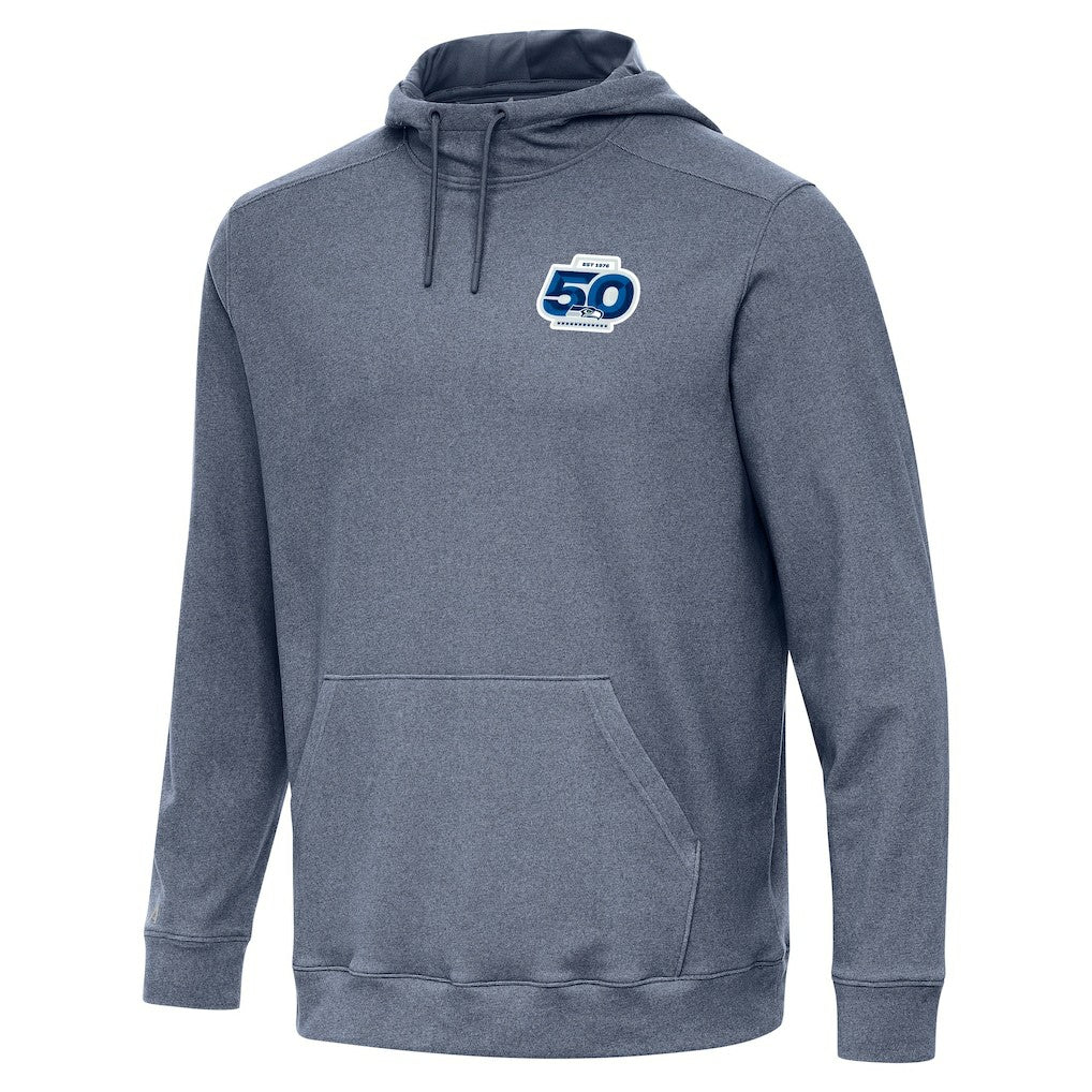 Seattle Seahawks  Antigua 50th Season Cloud Pullover Hoodie