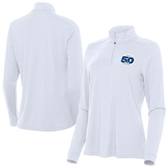 Seattle Seahawks  Antigua Women's 50th Season Intent Quarter-Zip Pullover