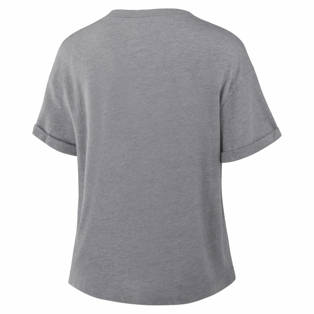 Dallas Cowboys Fanatics Women's Overplayed Tribute Tri-Blend Boxy T-Shirt