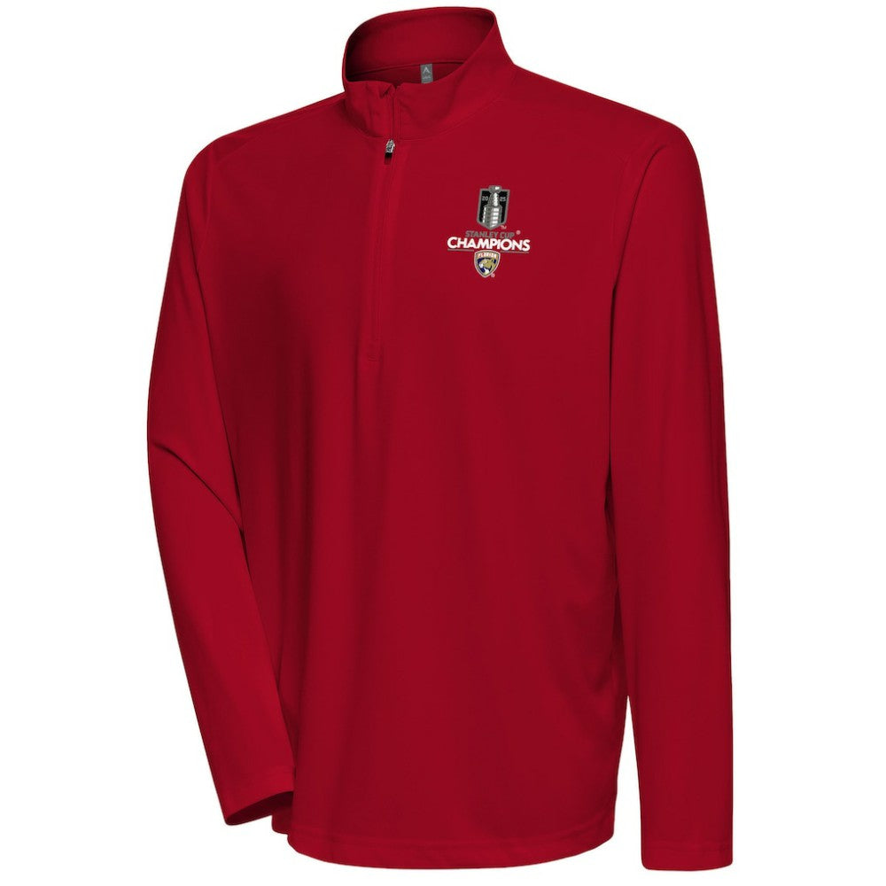 Florida Panthers Fanatics 2025 Stanley Cup Champions Flex Quarter-Zip Pullover Sale