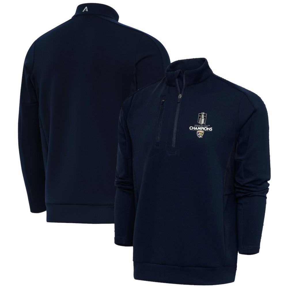 Florida Panthers Fanatics 2025 Stanley Cup Champions Genesis Quarter-Zip Pullover On Sale