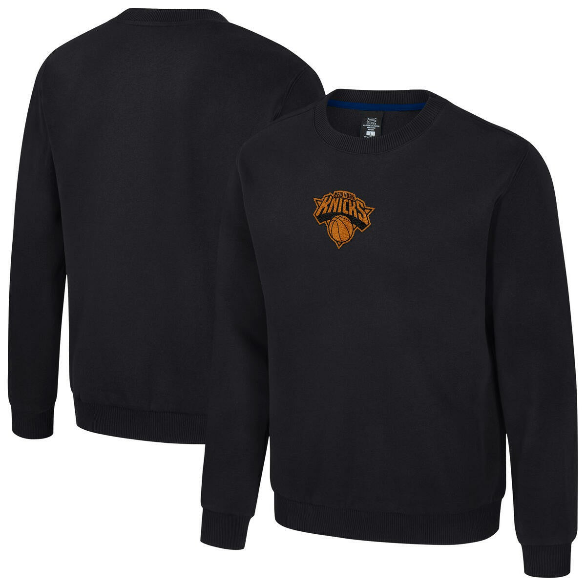 New York Knicks Stadium Essentials Unisex Club Level Chenille Sweatshirt On Sale