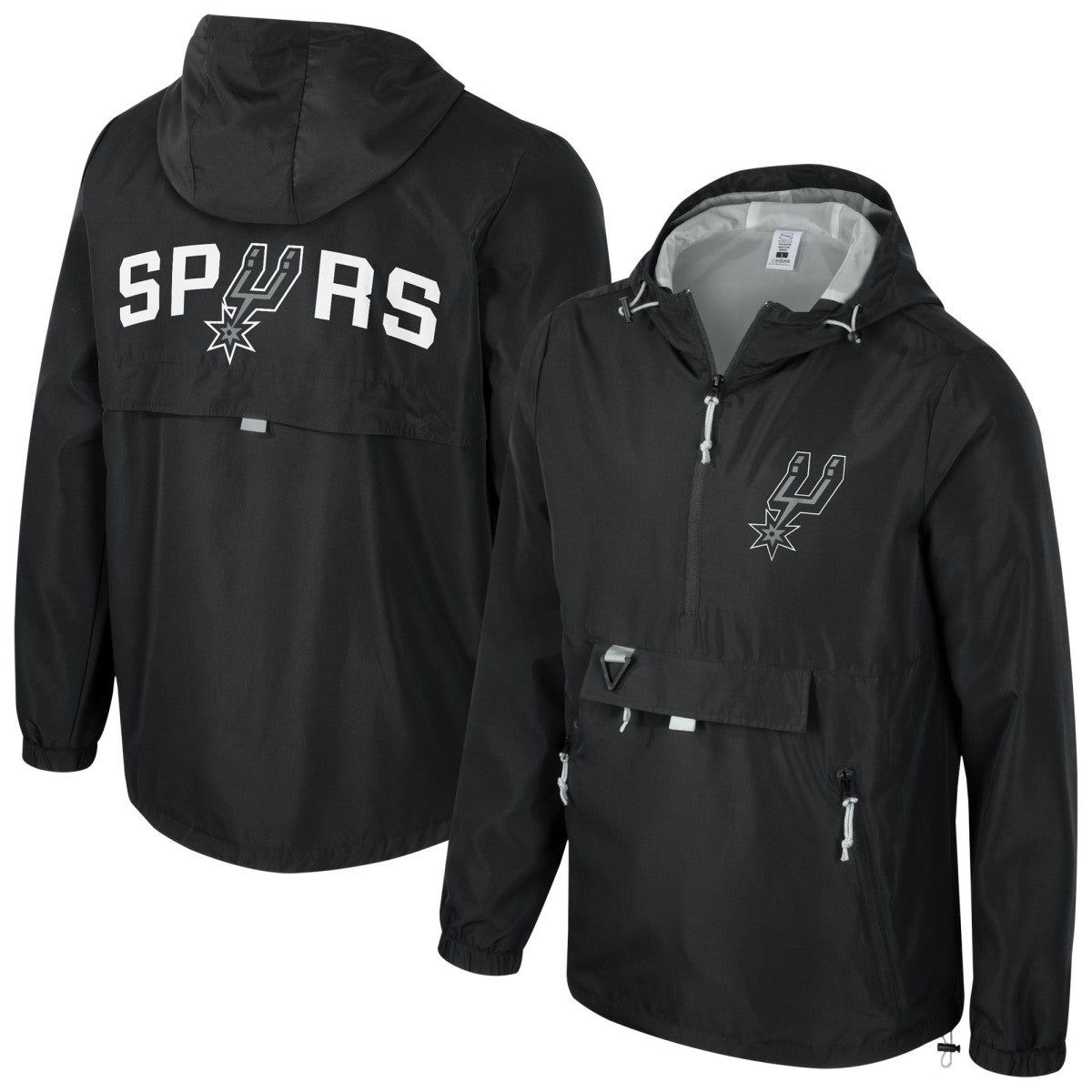 San Antonio Spurs Stadium Essentials Unisex Compete Quarter-Zip Hoodie Jacket Discount