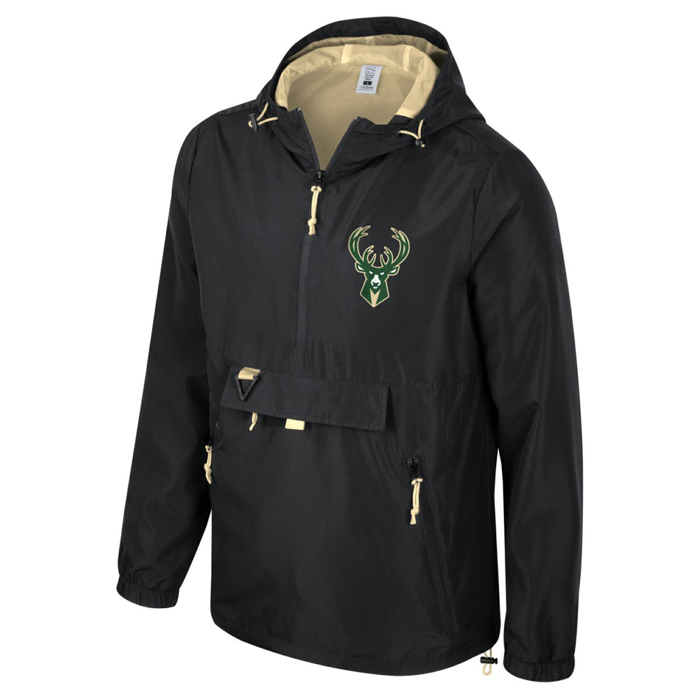 Milwaukee Bucks Stadium Essentials Unisex Compete Quarter-Zip Hoodie Jacket Discount