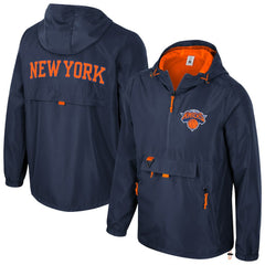 New York Knicks Stadium Essentials Unisex Compete Quarter-Zip Hoodie Jacket Discount