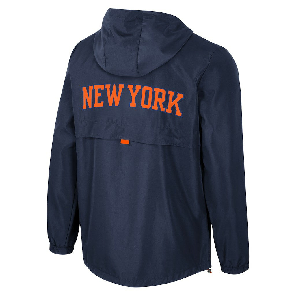 New York Knicks Stadium Essentials Unisex Compete Quarter-Zip Hoodie Jacket Discount