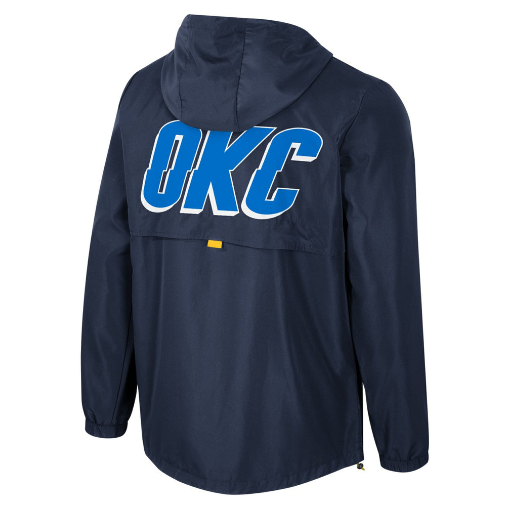 Oklahoma City Thunder Stadium Essentials Unisex Compete Quarter-Zip Hoodie Jacket Discount