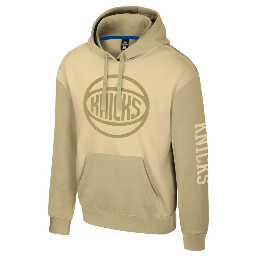 New York Knicks Stadium Essentials Unisex Rafters Burst Hoodie On Sale
