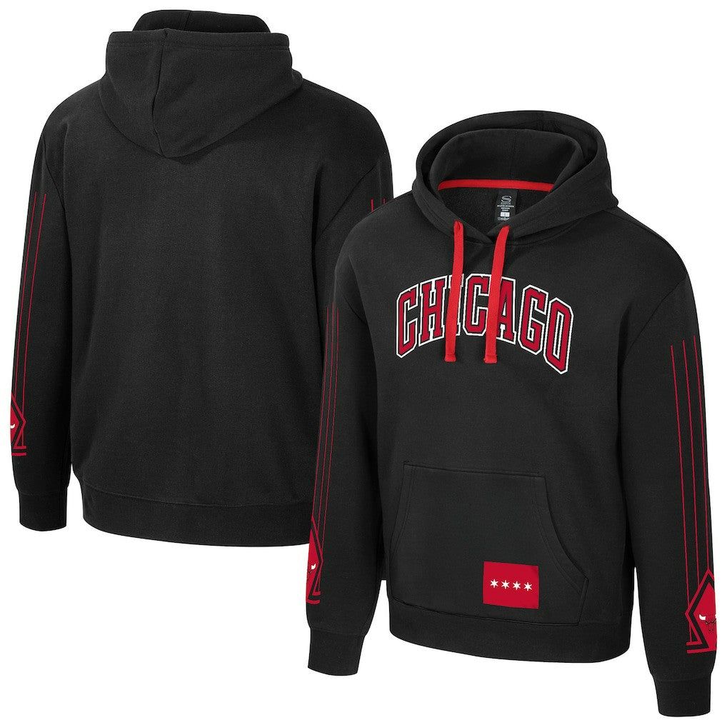 Chicago Bulls Stadium Essentials Unisex City Star Hoodie New
