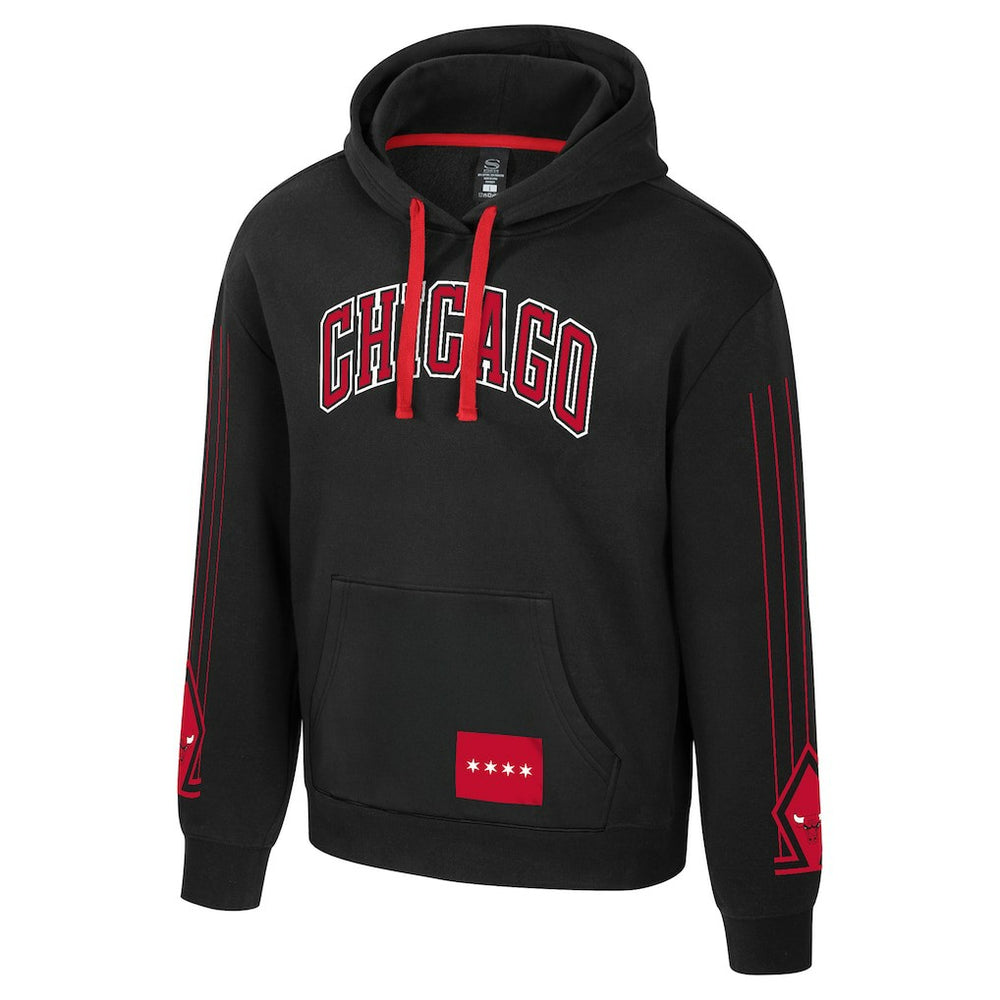 Chicago Bulls Stadium Essentials Unisex City Star Hoodie New