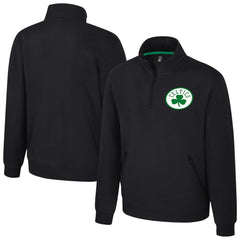 Boston Celtics Stadium Essentials Unisex Varsity Trainer Quarter-Zip Pullover For Sale