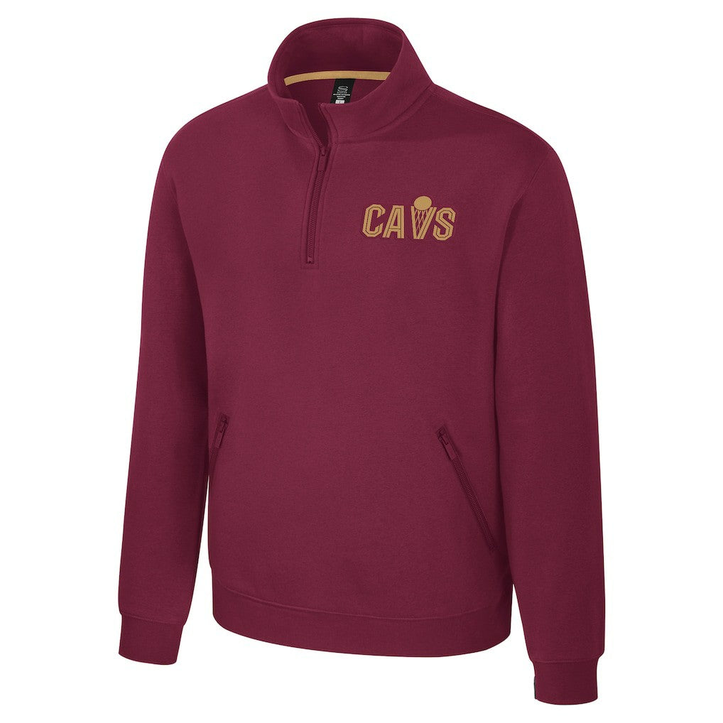 Cleveland Cavaliers Stadium Essentials Unisex Varsity Trainer Quarter-Zip Pullover sale On Sale