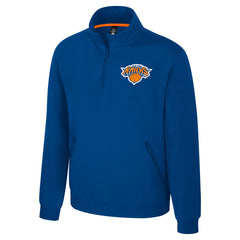 New York Knicks Stadium Essentials Unisex Varsity Trainer Quarter-Zip Pullover On Sale