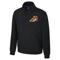 Los Angeles Lakers Stadium Essentials Unisex Varsity Trainer Quarter-Zip Pullover On Sale