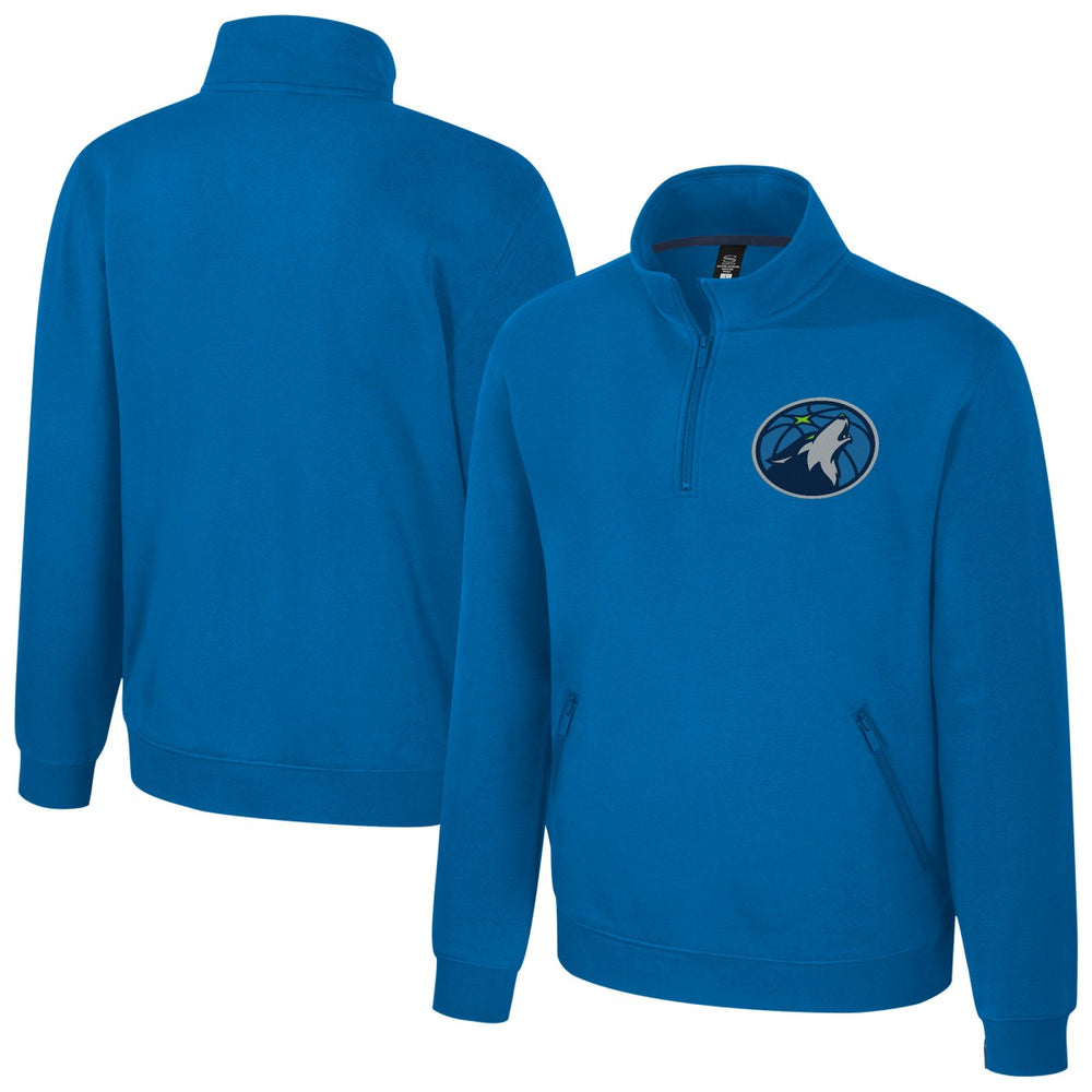 Minnesota Timberwolves Stadium Essentials Unisex Varsity Trainer Quarter-Zip Pullover Online