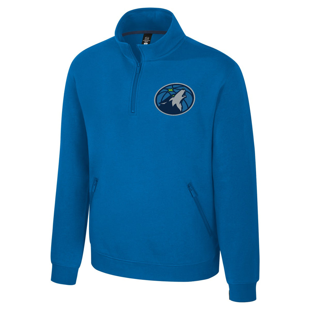 Minnesota Timberwolves Stadium Essentials Unisex Varsity Trainer Quarter-Zip Pullover Online